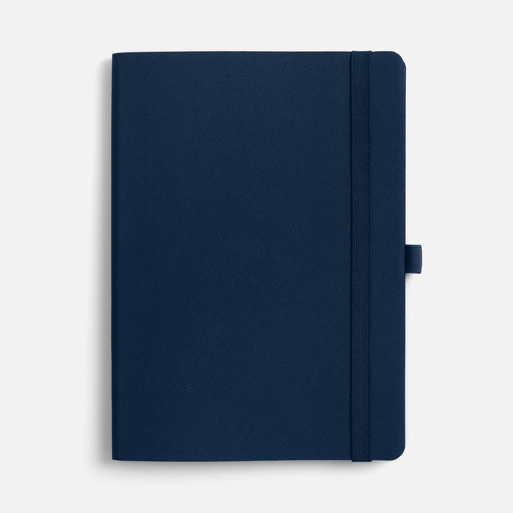 Ежедневник Peel Flex, недатированный, синий с логотипом