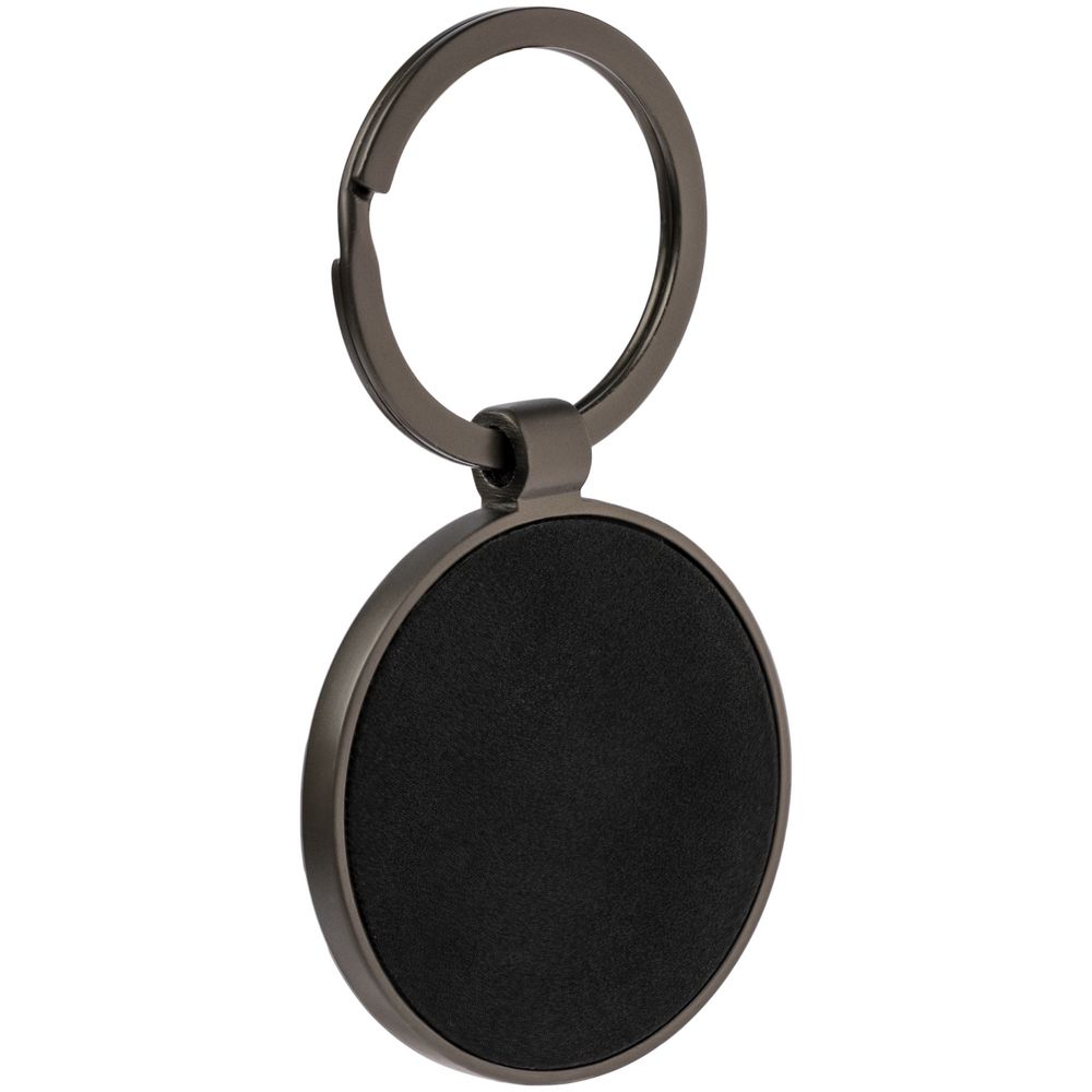Брелок Gun Metal Circle, графитовый с логотипом