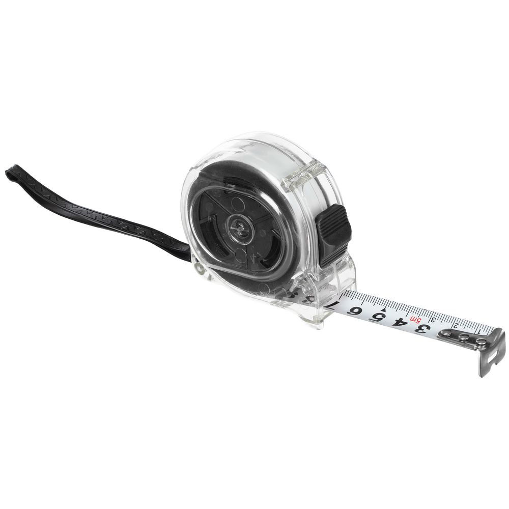 Рулетка Selvaksi, 5 м, черная с логотипом