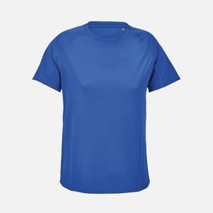 Футболка спортивная женская Vortex Women, ярко-синяя (royal) с логотипом