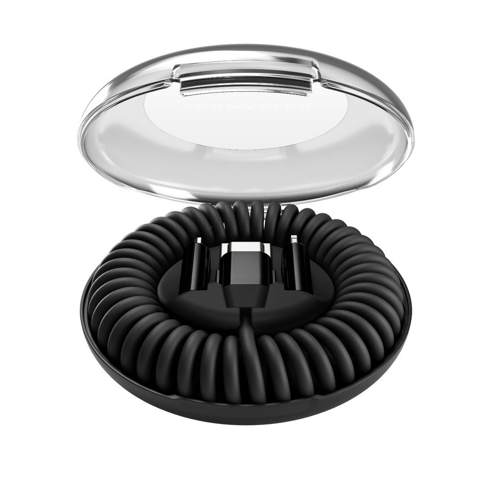 Кабель Vonmahlen Allroundo Eco для быстрой зарядки, черный с логотипом