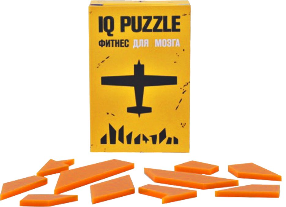 Головоломка IQ Puzzle, самолет с логотипом