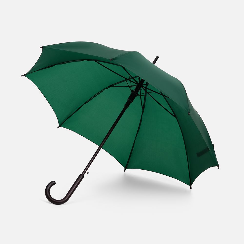 Зонт-трость Standard, зеленый с логотипом