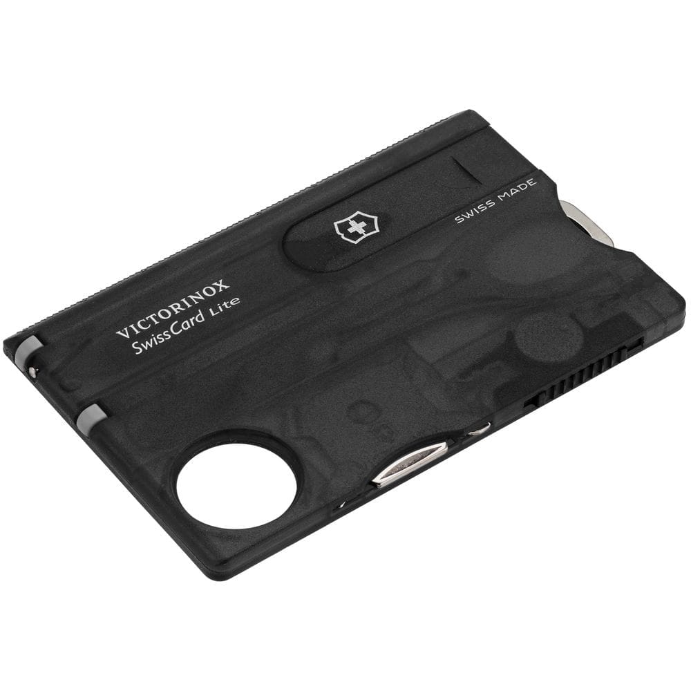 Набор инструментов SwissCard Lite, черный с логотипом