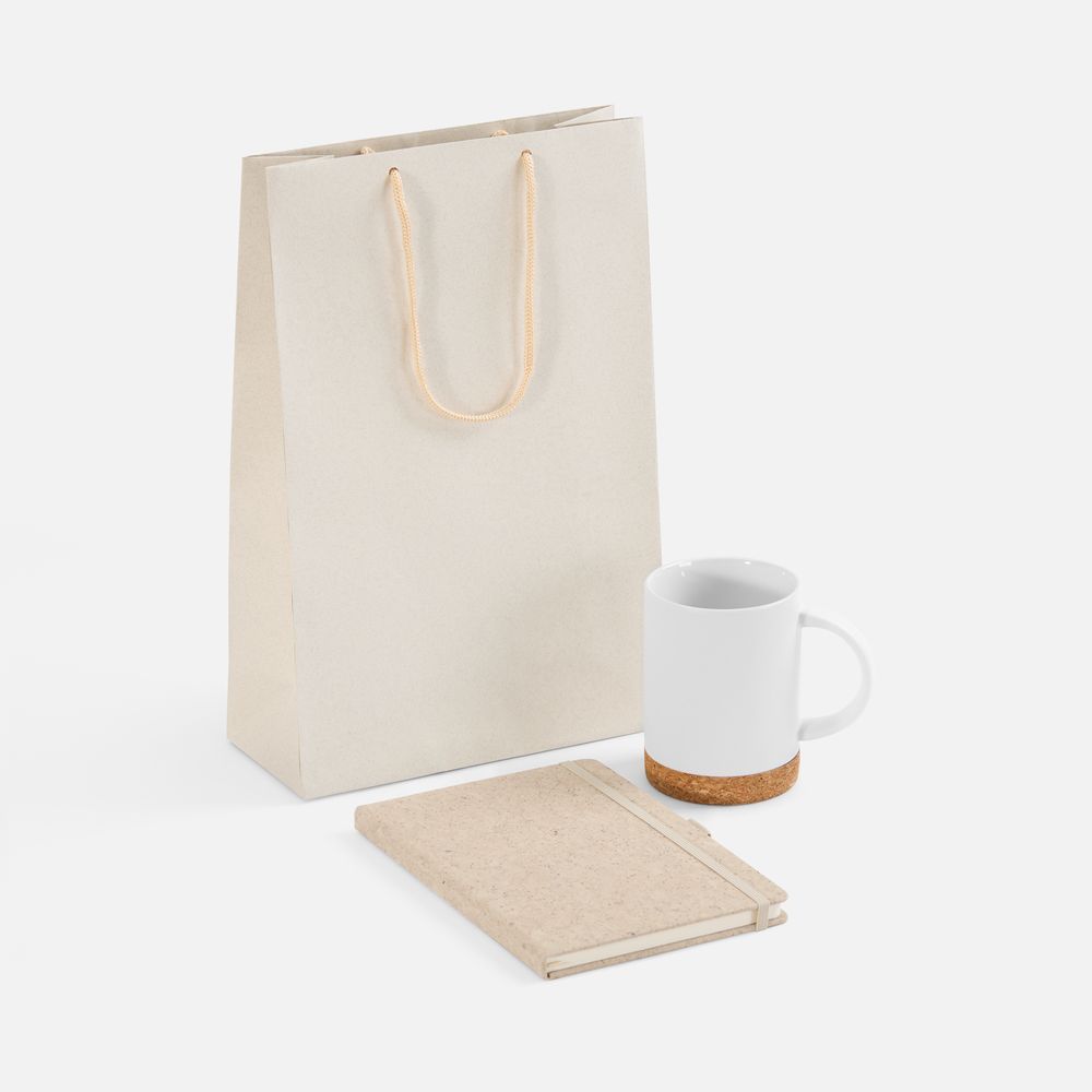 Набор Cork County, белый с логотипом