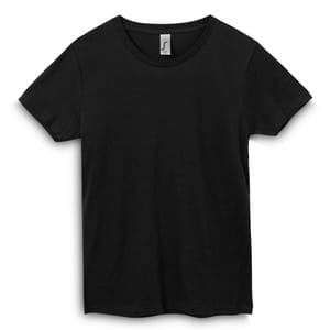 Футболка женская Regent Women, черная с логотипом