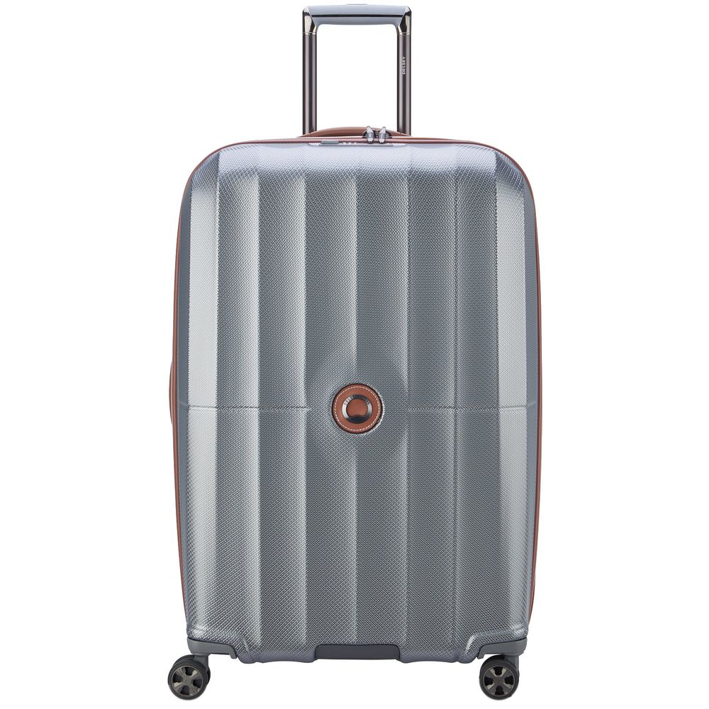 Чемодан St Tropez L, серый с логотипом
