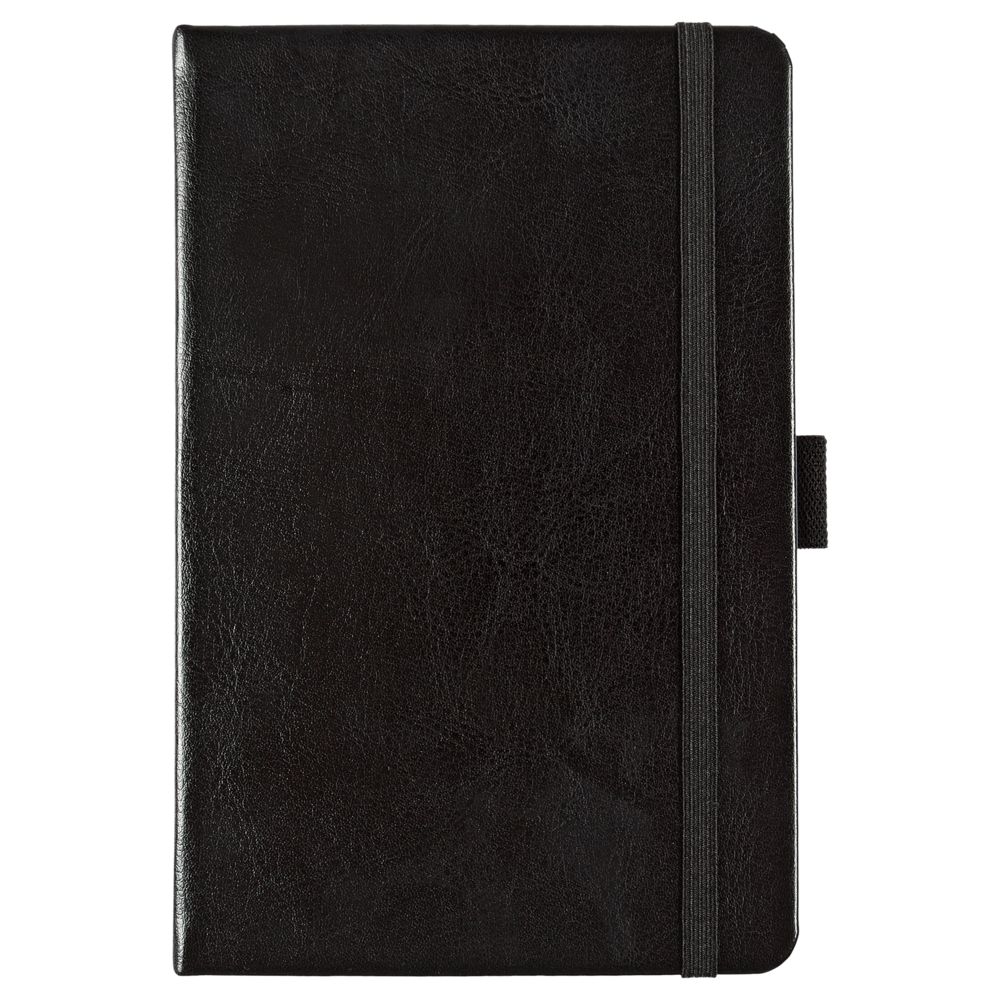 Блокнот Freenote Mini, в линейку, черный с логотипом