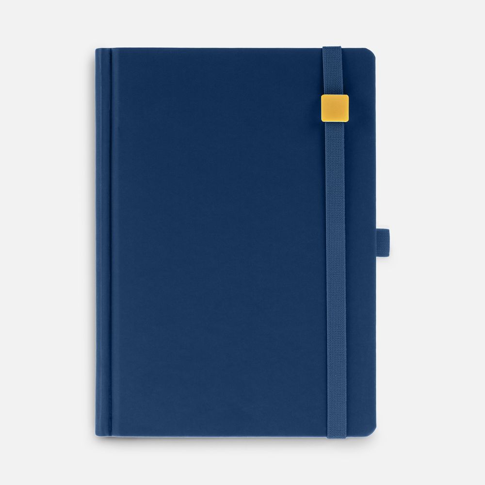 Ежедневник Favor Gold, недатированный, синий с логотипом