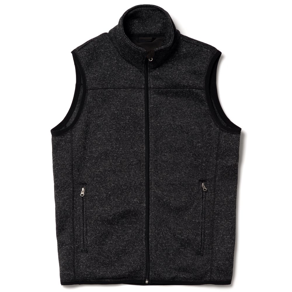 Жилет унисекс Gotland, черный с логотипом