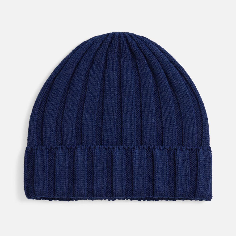 Шапка Metelitsa, темно-синяя (сапфир) с логотипом