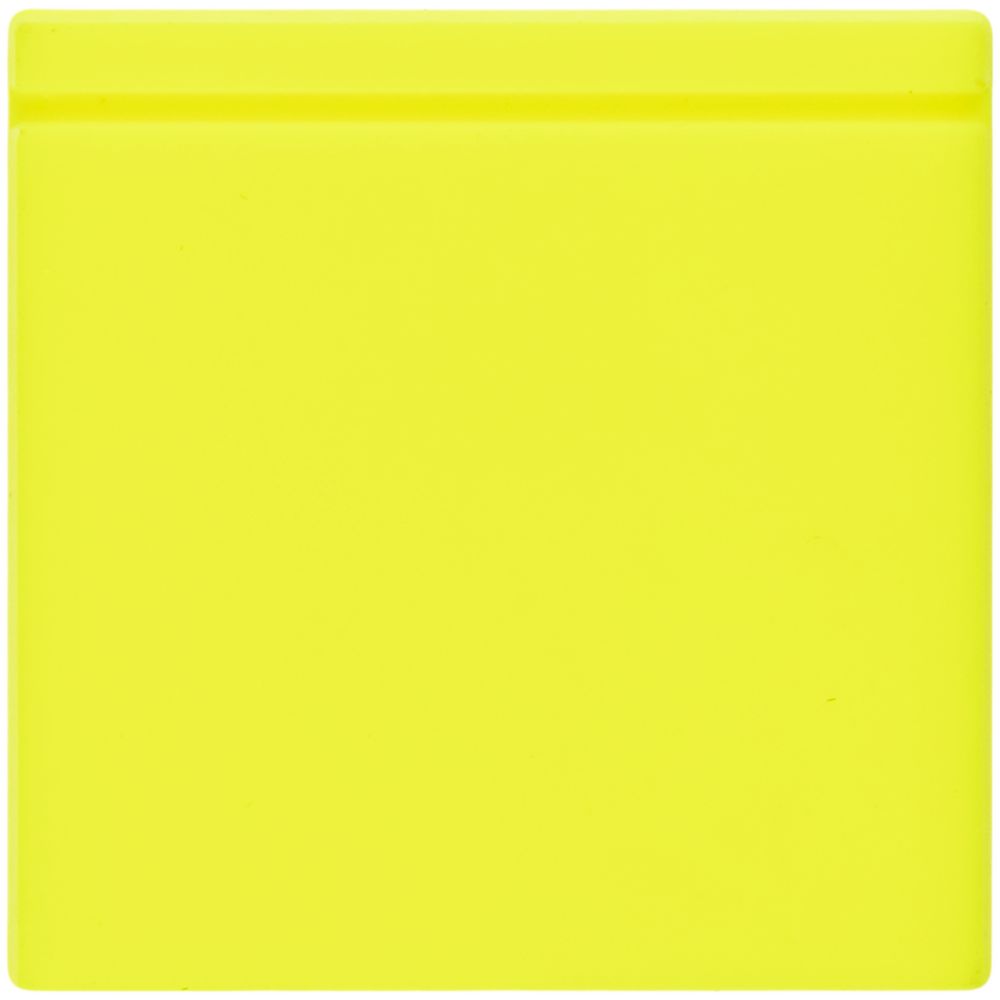 Лейбл из ПВХ Kare, желтый неон с логотипом