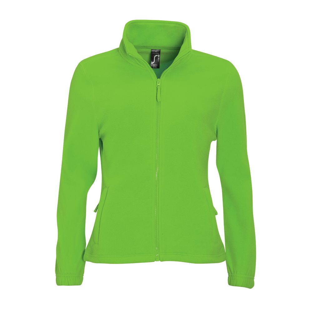 Куртка женская North Women, зеленый лайм с логотипом