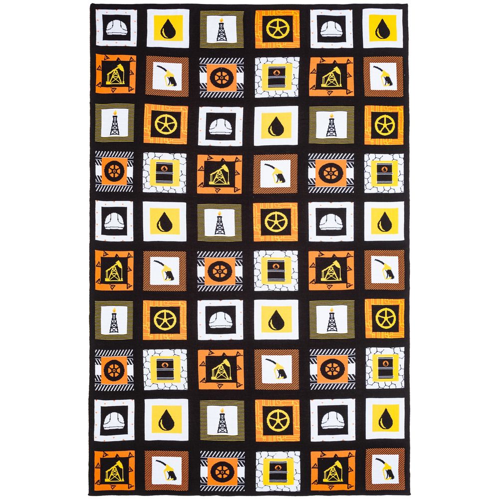 Плед Industry, нефть и газ с логотипом