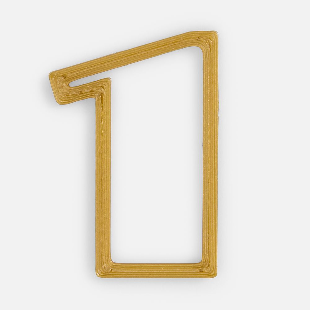 Подвеска Symbol, 3D-печать на заказ, цифра 1 с логотипом