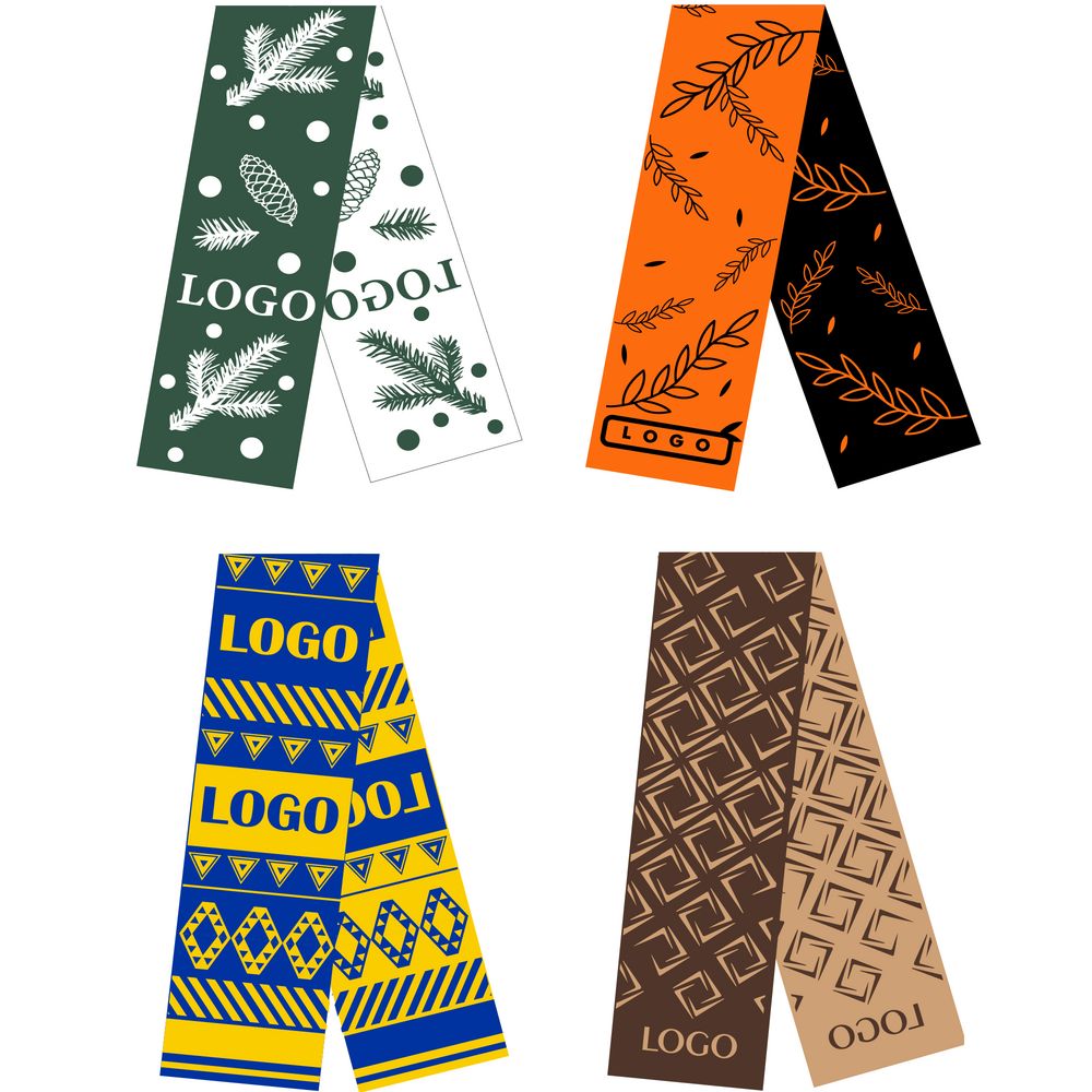 Шарф на заказ Tricksy Light, XL, акрил с логотипом