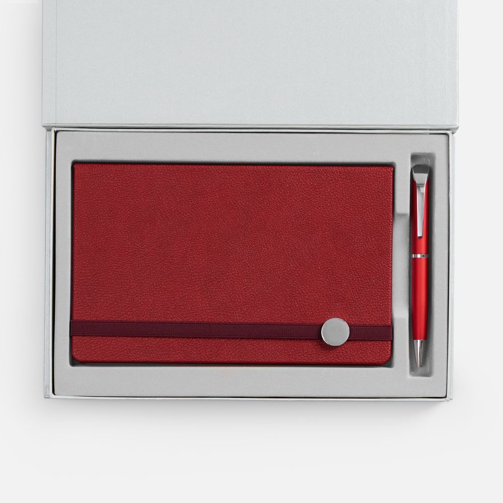 Наборы с ежедневниками с печатью логотипа.  по цене  руб. (артикул 10748.50) Набор Nova, красный