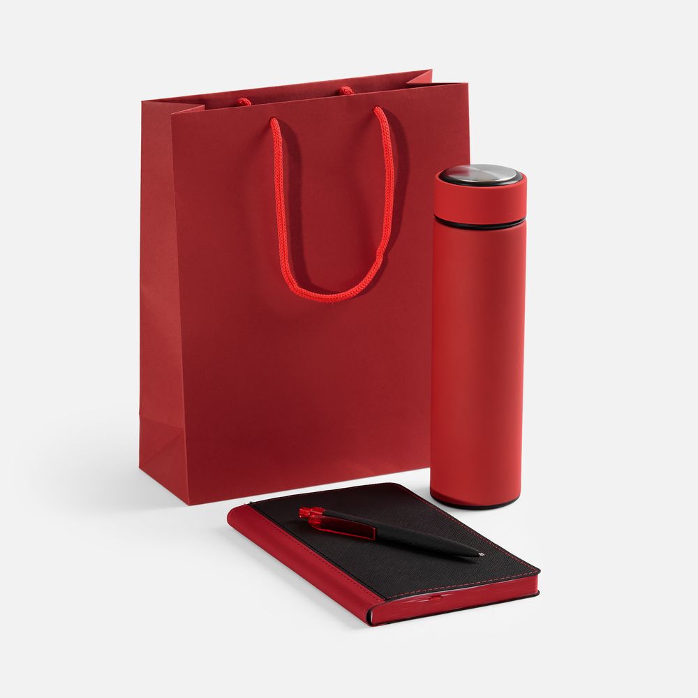 Набор Nice Twice Pack, черный с красным с логотипом