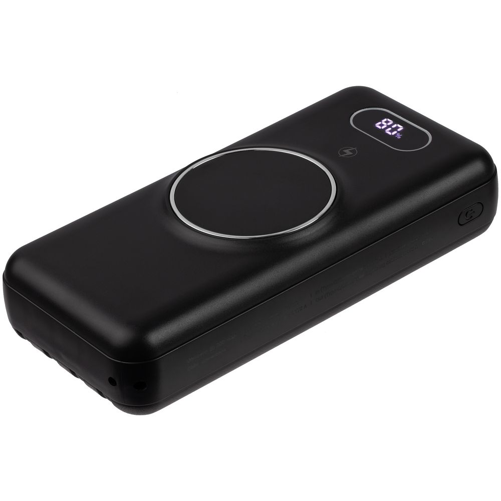 Внешний аккумулятор Omni XL 20000 мАч, черный с логотипом