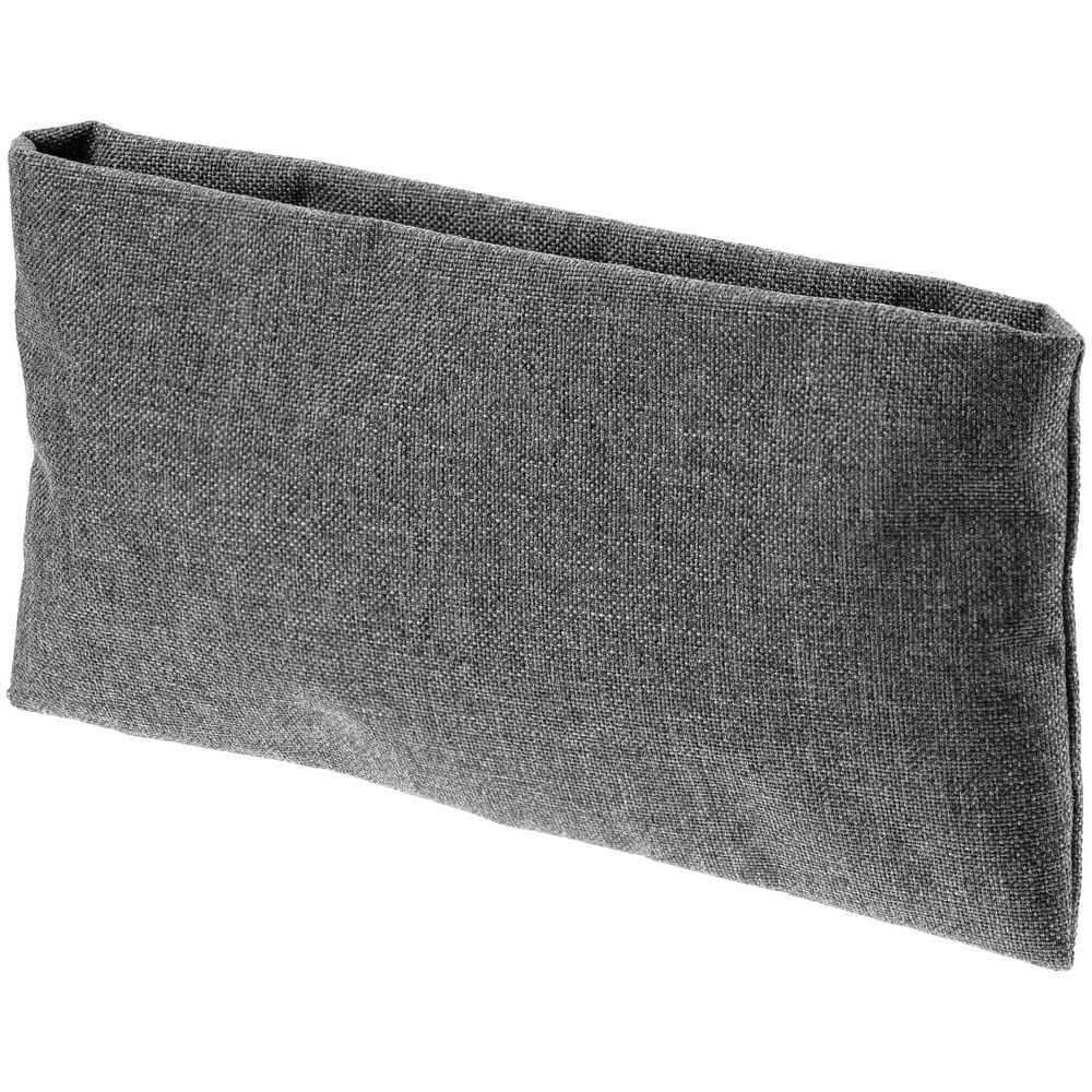 Косметичка-пенал Remark, серая с логотипом