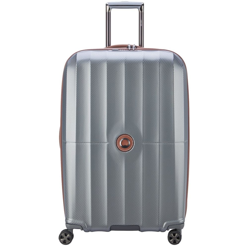 Чемодан St Tropez L, серый с логотипом