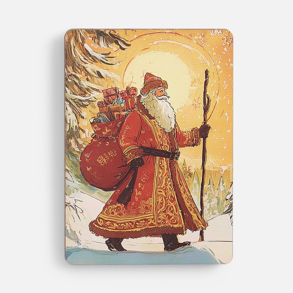 Пазл фигурный «Дед Мороз» с логотипом