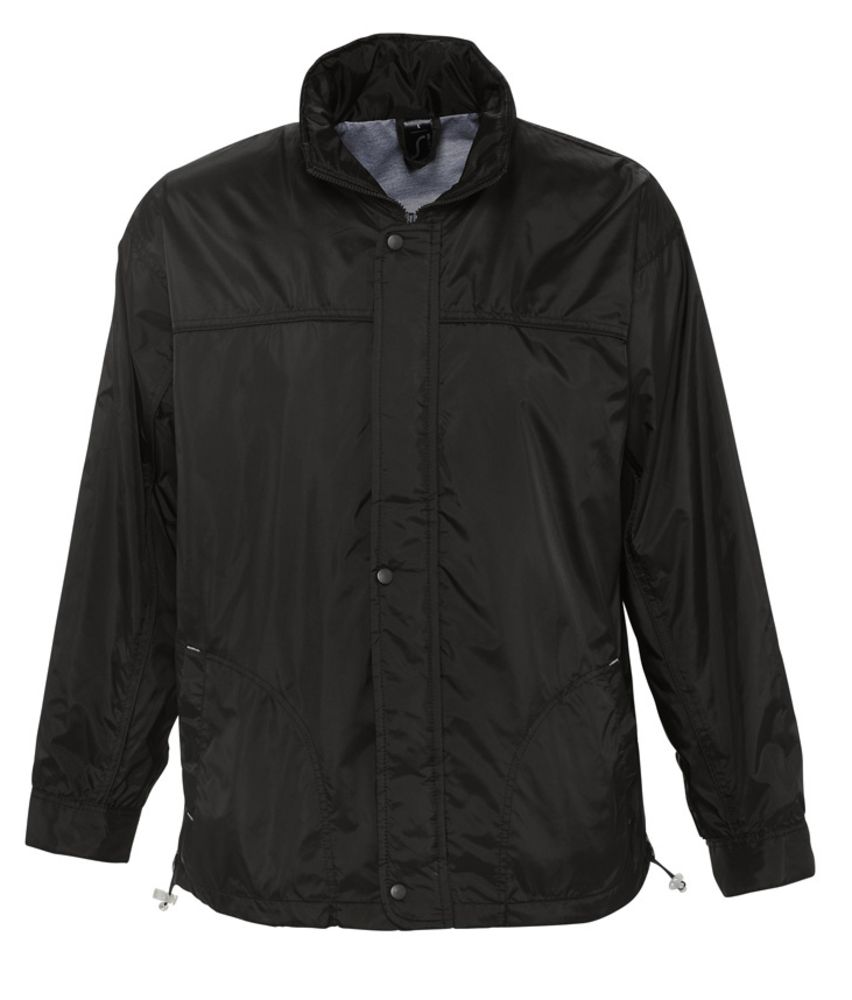 Ветровка мужская Mistral 210, черная с логотипом