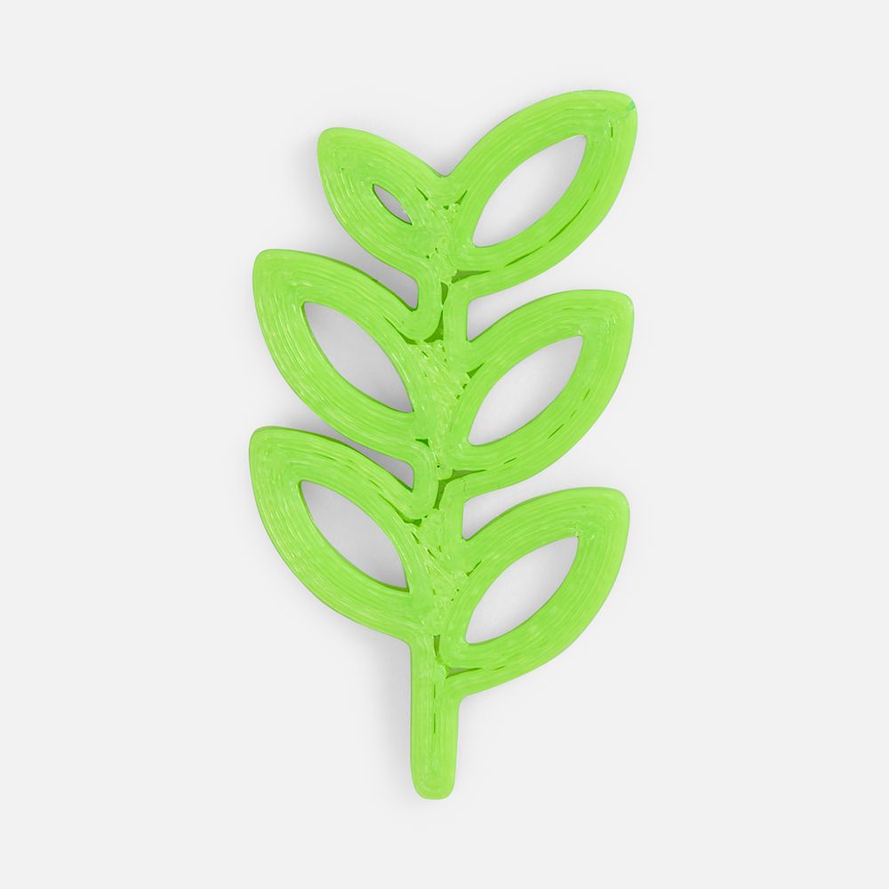 Подвеска Flora, 3D-печать на заказ, лист рябины с логотипом