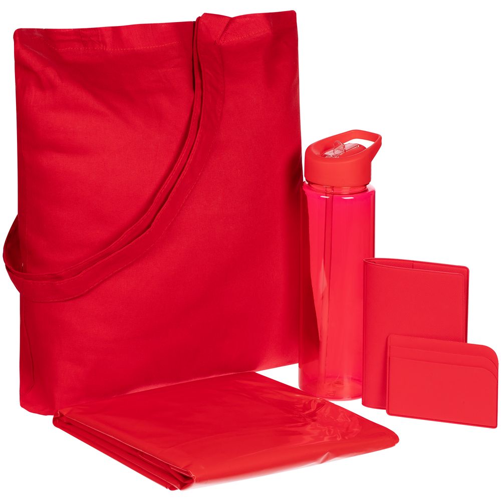 Набор Alfresco, красный с логотипом