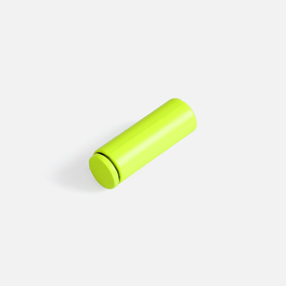 Наконечник для шнурка Nozzle, ver.2, желтый неон с логотипом