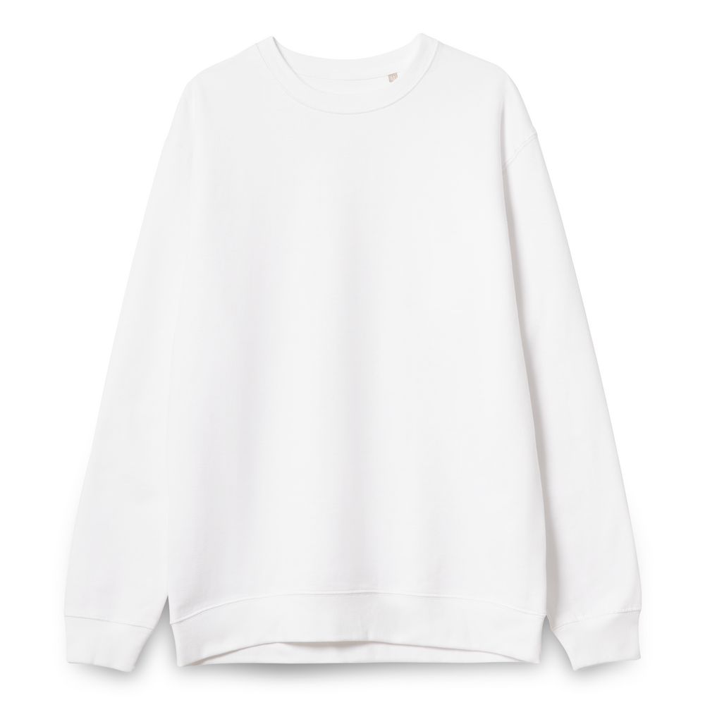 Свитшот унисекс Columbia, белый с логотипом