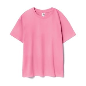 Футболка детская Regent Kids 150, розовая орхидея с логотипом
