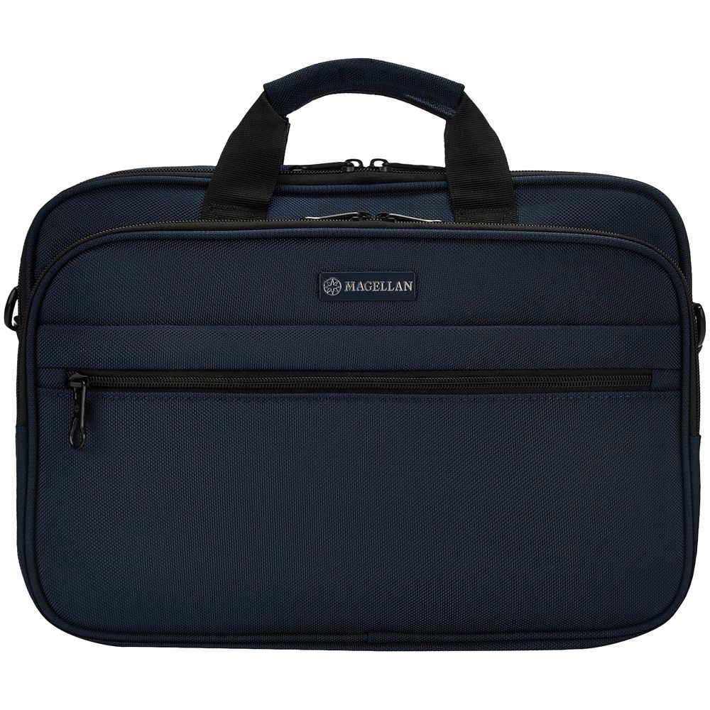 Сумка для ноутбука T Range, синяя с логотипом