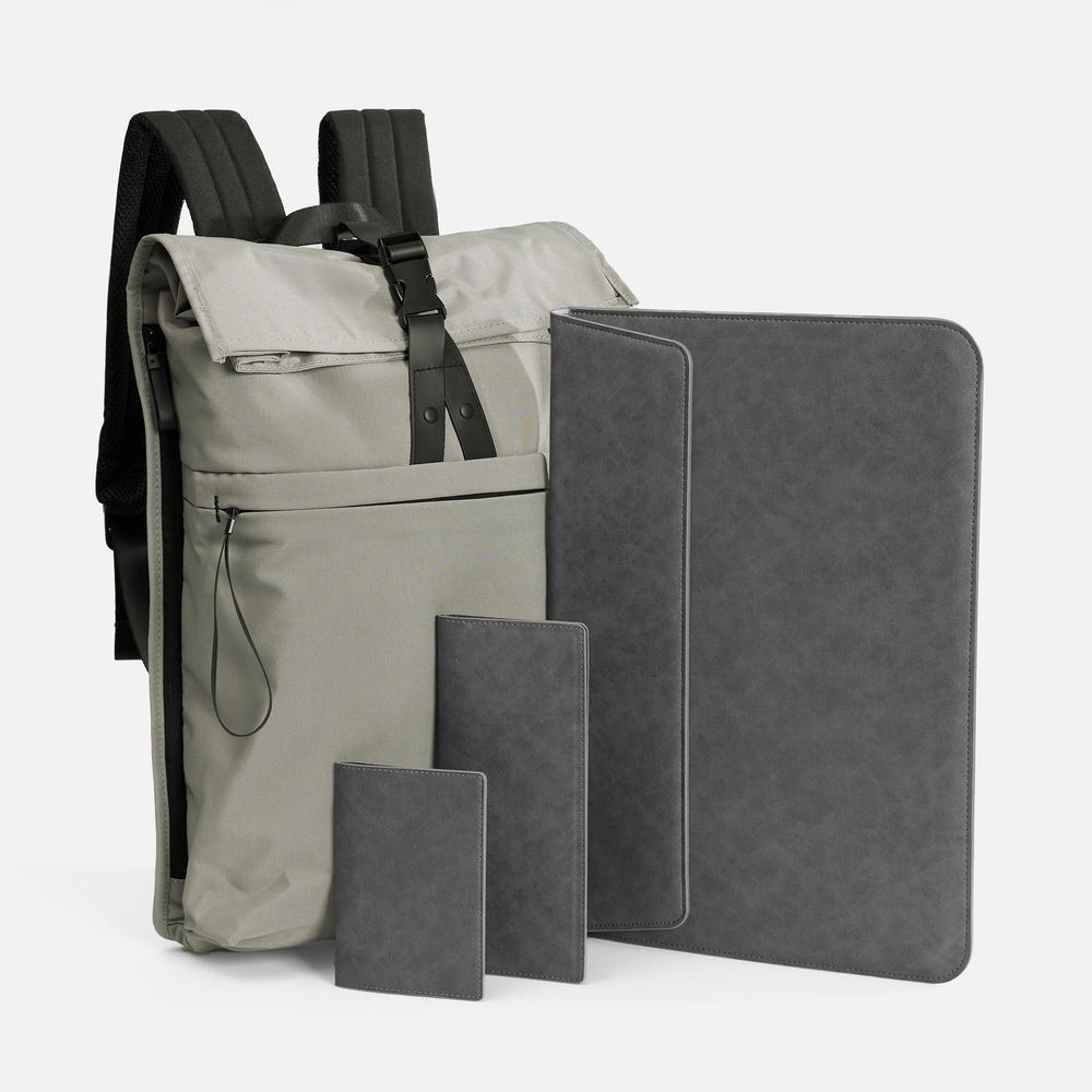 Набор Petrus Travel, серый с логотипом