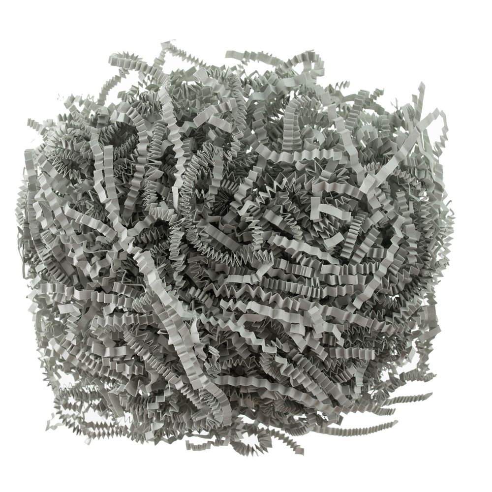 Бумажный наполнитель Chip Mini, серый с логотипом