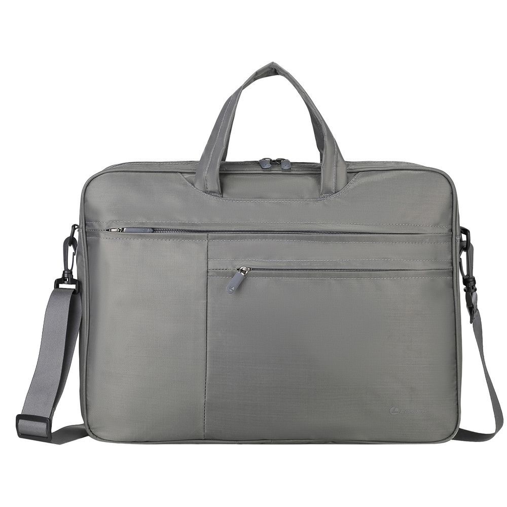 Cумка для ноутбука L235, темно-серая с логотипом