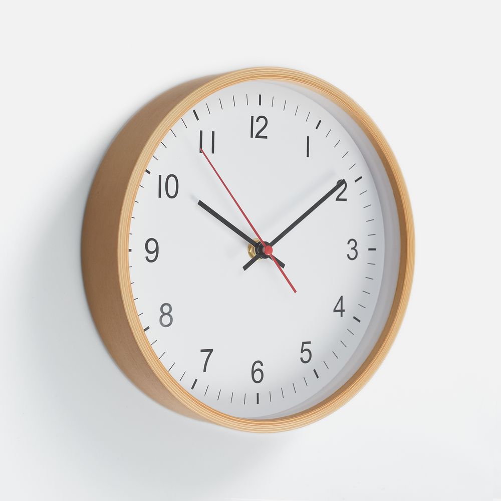 Часы Benty, белые с логотипом