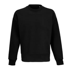 Свитшот унисекс Authentic, черный с логотипом
