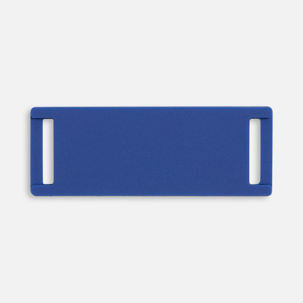 Лейбл из ПВХ Kova, синий с логотипом