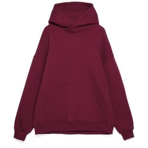 Худи Kulonga Oversize, бордовое с логотипом