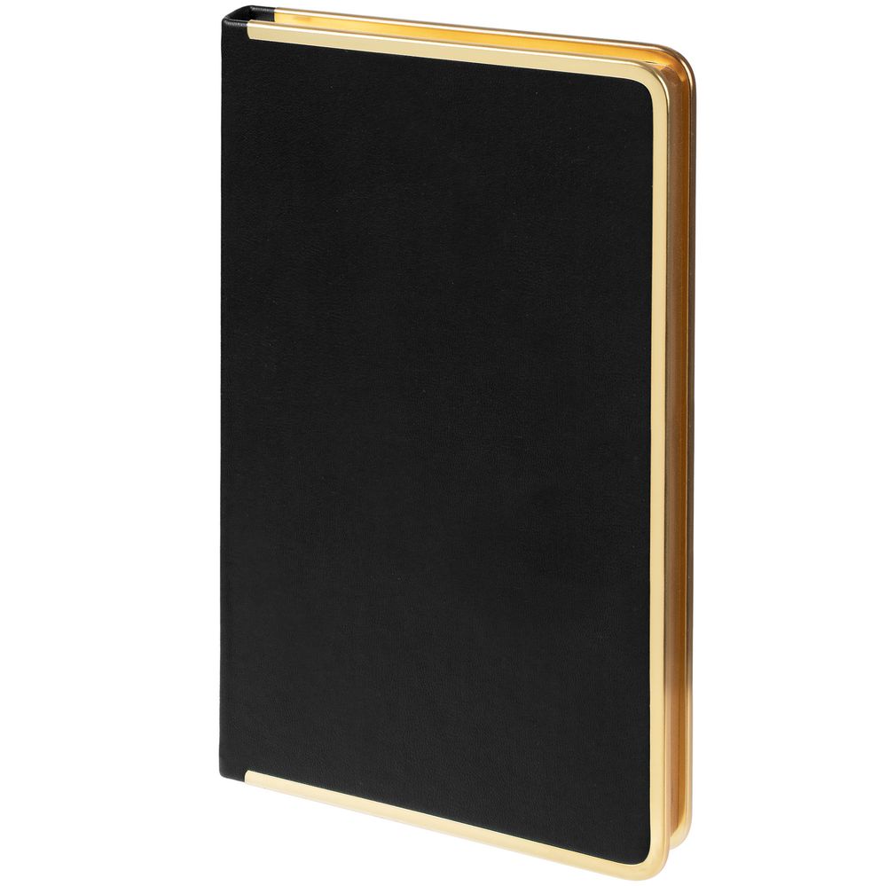 Ежедневник Relax, недатированный, черный с логотипом