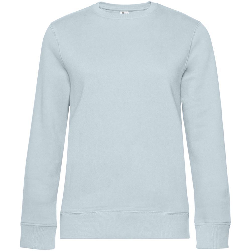 Свитшот женский Queen, светло-голубой с логотипом