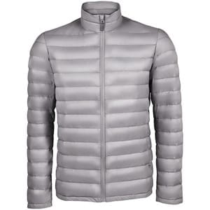 Куртка мужская Wilson Men, серая с логотипом