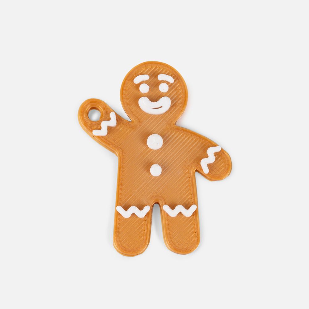 Мини-подвеска «Пряник», 3D-печать на заказ, человечек с логотипом