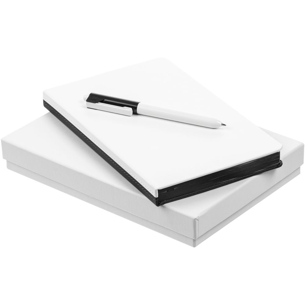 Набор Duplex, белый с черным с логотипом