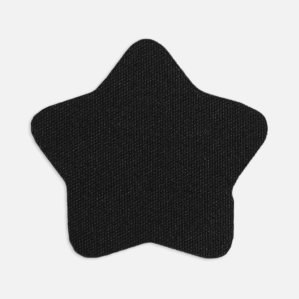 Наклейка тканевая Lunga Bial, M, черная с логотипом