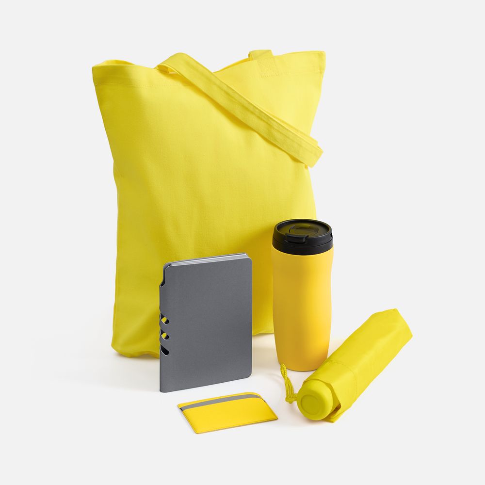 Набор Dual Umbrella, желтый с логотипом