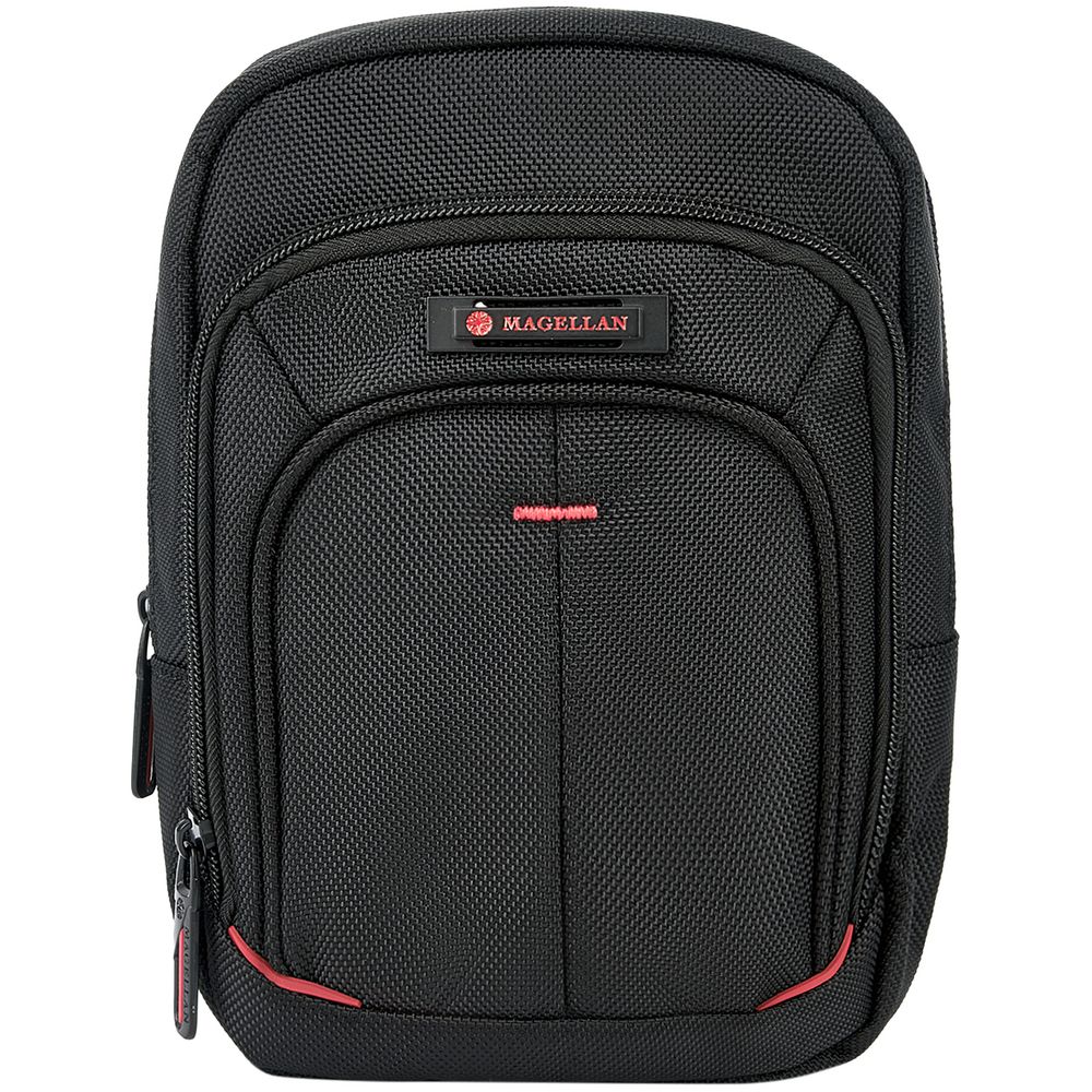 Сумка плечевая X Range 9, черная с логотипом