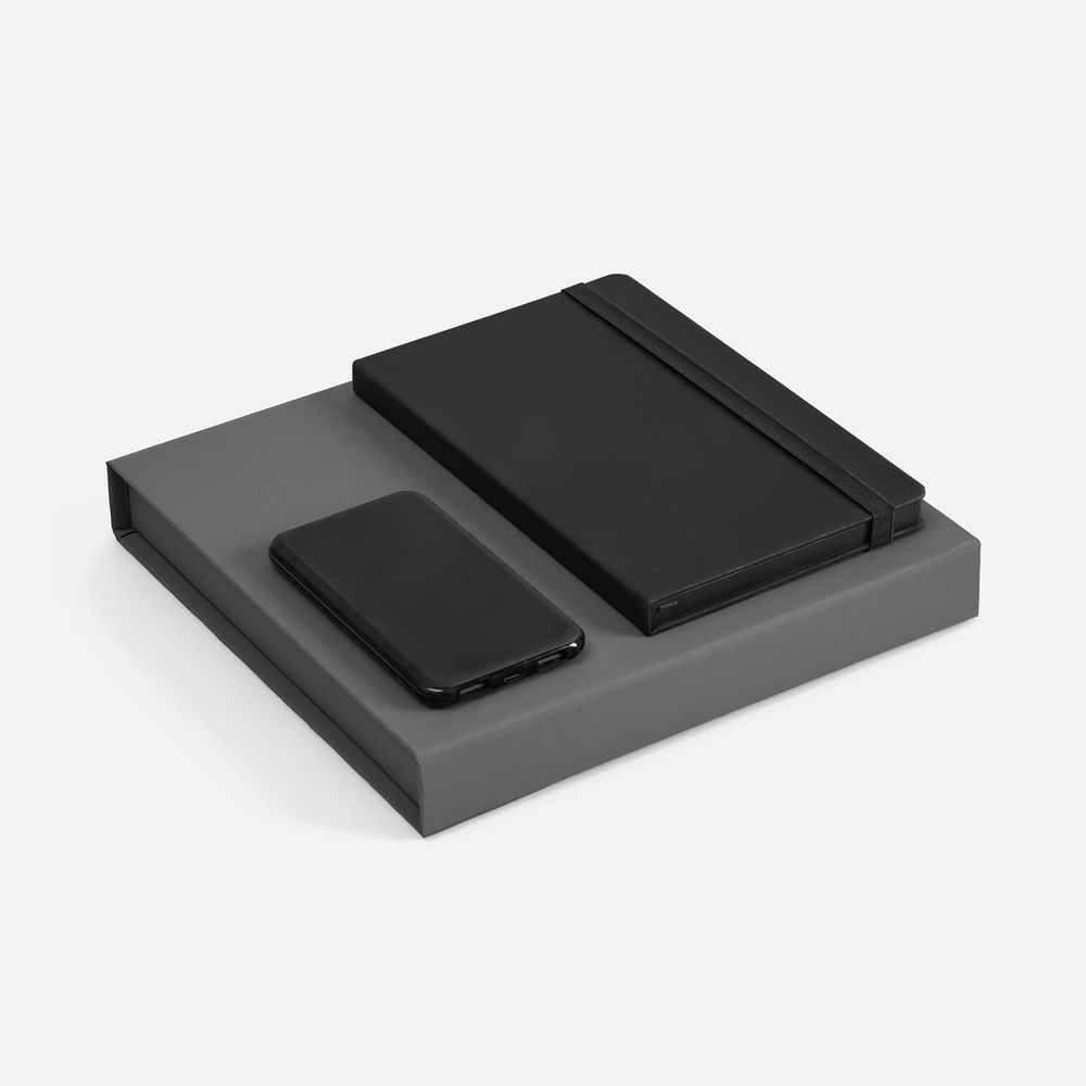 Набор Shall Energy, черный с логотипом