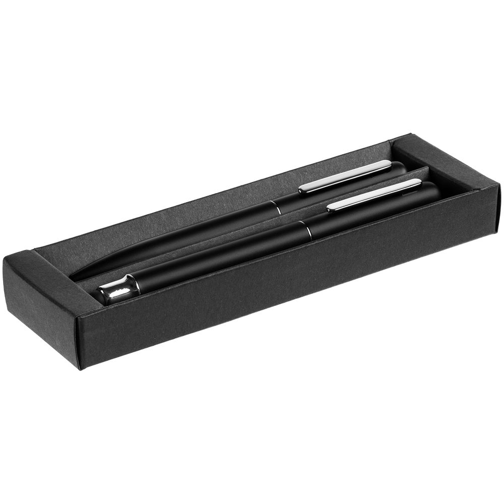 Набор Scribo, матовый черный с логотипом